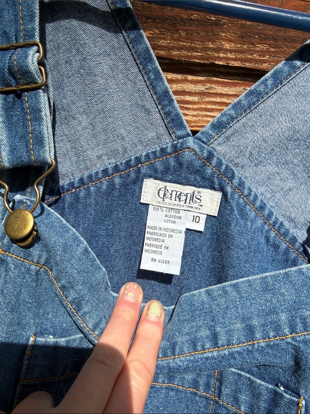 Elements denim dress jumper vintage - Picture 3 of 4